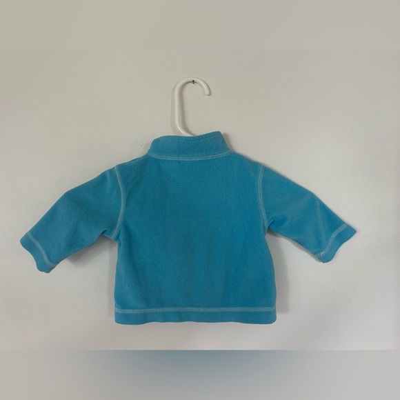 Vintage L.L. Bean Fleece Jacket 3-6 Months Baby Blue - Picture 5 of 5